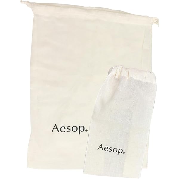 Amazon.co.jp: Aesop イソップ コットンバッグ 巾着袋 ショッパー (小