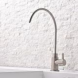 Ufaucet Modern Best Stainless Steel Brushed Nickel Kitchen Bar Sink Drinking Water Purifier Faucet, 