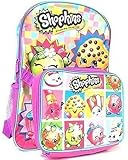 Shopkins Little Girls Backpack with Lunch Kit, Blue, One Size [並行輸入品]