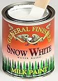 General Finishes PSW Milk Paint, 1 pint, Snow White [並行輸入品]