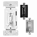 Eaton tal06p2-c5 alシリーズDimmers 300 Wすべてのロード3ウェイand Single Pole Toggleプリセットとカラーキット、ブラック、ホワイト、グレー