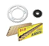 D.I.D(大同工業) F/Rスプロケット 3点交換キット DH-11S HONDA CB1100 Type1/2 10-13 (SC65) シルバー