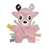 Silly U Cozy Friends(pink) タグタグ シカ(ピンク) 【シリーユー 鹿 しか 布製玩具 知育玩具 ベビートイ ヒロ・コーポレーション】