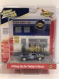 ジョニーライトニング 1/64 ジオラマ Sunoco サービスステーション エクステリアファサード & 1967 シボレー カマロ