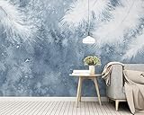 bzdhwwh定義フォト壁紙3dモダン手描きFeather壁画壁紙リビングルーム寝室ソファ壁紙Painting 6949265102552