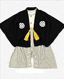 （キッズクール） Kizzu Kuru103%綿 女の子 パープル ロンパース 着物 フォーマル お宮参り 七五三 赤ちゃん 記念