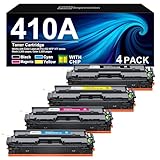 410A トナーカートリッジ 410X HP 410A 410X CF410A CF411A CF412A CF413A トナーカートリッジ Color Laserjet Pro MFP M477fnw M477fdw M377dw M452dn M452dw プリンター (B/C/M/Y, 4個パック)