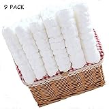 Minibear Baby Bath Washcloths, 100% Natural Cotton Towels,Gauze, Perfect Gift for Sensitive Baby Ski