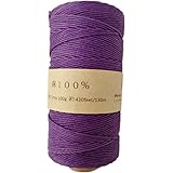【HEMP SHOW】Hemp twine麻紐1mm 100g(Hemp100%) 130m巻 (パープルPurple)