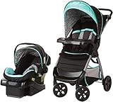 Safety 1st Amble Luxe Travel System with Onboard 35 Infant Car Seat, Black Ice by Safety 1st [並行輸入品]