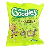 Organix Goodies Organic Raisins Mini Boxes 12mth+ (18x14g) Organixは、有機レーズンミニボックスに12Mthの+ （ 18X14G ）を