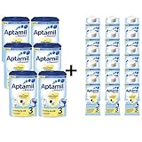 Aptamil(アプタミル)step3 乳児用粉ミルク 900g*6 および 液体ベビーミルク200ml*15 [並行輸入品]