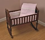 Baby Doll Bedding Madisson Puffed Brocade with Lace Mini Crib/ Port-a-Crib Bedding Set, Pink by Baby