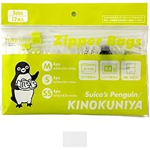 Amazon.co.jp: 紀ノ国屋 KINOKUNIYA ジッパーバッグ (Suica