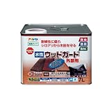 アサヒペン 水性ウッドガード外部用 透明(クリヤ) 7L