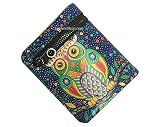 Genuine leather Wallets Purse Cute Owl Animal Print Zipper Short Women Wallet New Ladies' Clutch Car