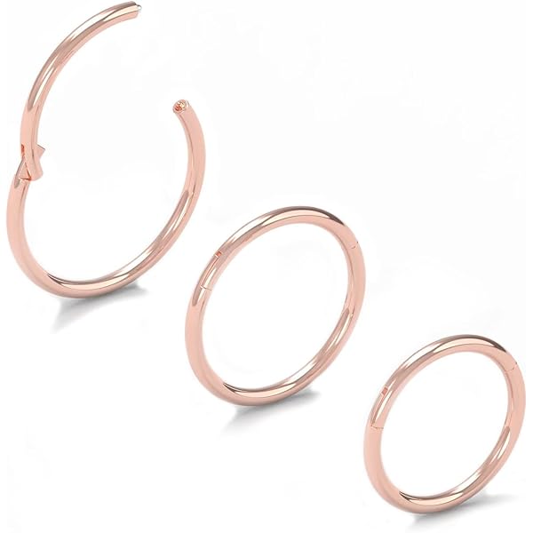 Two-Tone 10mm Reversible Huggie Hoop Earrings In Sterling Silver & 10kt - Foto 3