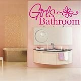 Dailinming PVCウォールステッカーGirlsバスルーム引用ウォールステッカー装飾子供デカール51 x 122 cm