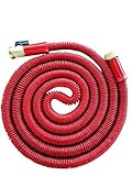EconoLed Best 25' Expanding Hose, Strongest Expandable Garden Hose on the Planet. Solid Brass Ends, 