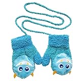 Outflower 手袋 防寒 子供用 かわいい てぶくろ 暖かい 秋冬 防寒ミトン キッズ 通学 通園 スキーそり 雪遊び お散歩 女の子 男の子 幼稚園 保育園 小学生 あったか 1-2歳に適用