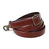 ポーチェ(pouche) ショルダーストラップ フェイクレザー 合皮ニフティー (ブラウン)