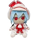 太陽cos東方 レミリア・スカーレット ぬいぐるみ 人形 コスプレ道具 小物 周辺 誕生日 プレゼント 20cm fumo