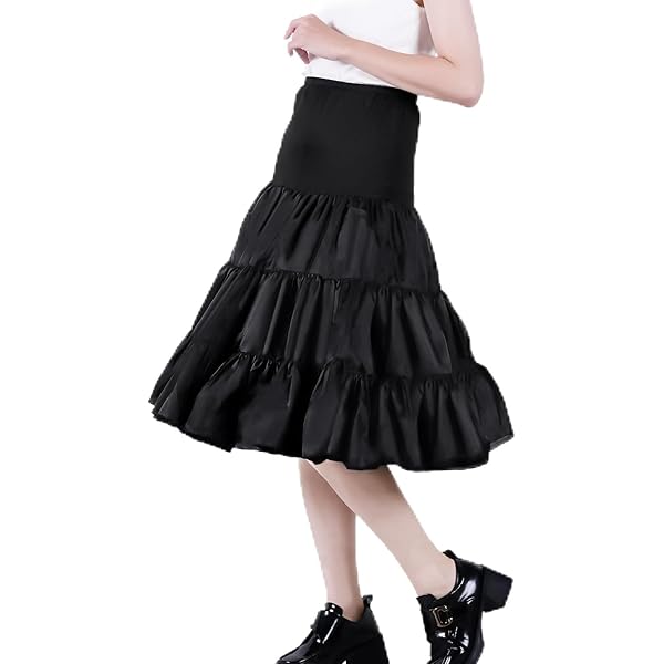 【ボリュームアップ】新品　ふんわり　黒　パニエ r172 パニエ ミニ丈 超ミニ 25cm丈 多層オーガンジー 華やか