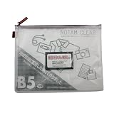 サクラクレパス メッシュケース クリアー B5 レッド UNC-B5#19