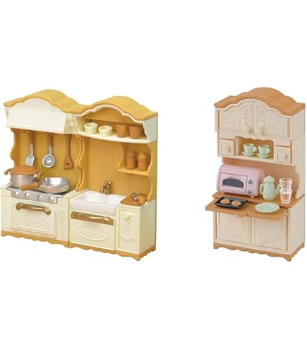 Amazon | シルバニアファミリー 家具 キッチンコンロ・シンクセット カ