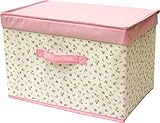 東洋ケース インナーボックス (2個組) カラーボックス対応 よこ型 ふた付き 幅38×奥行25cm フラワーピンク PT-2PF-FW-PK