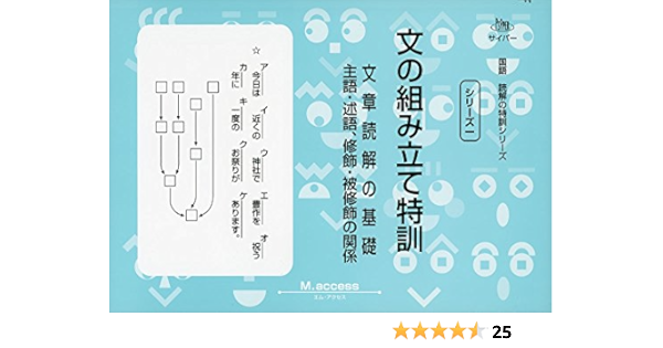 文の組み立て特訓 文章読解の基礎 サイパー国語読解の特訓シリーズ M Access 本 通販 Amazon