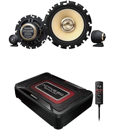 KENWOOD 車載スピーカー 2個セット ケンウッド KFC1666S 16cm 2Way カースピーカー : サムテック01