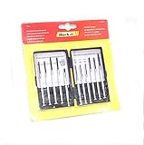 11pc精密スクリュードライバーセット時計ジュエリー眼鏡修理小さな趣味キット