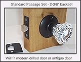 A very affordable Do-It-Yourself 12 point Fluted Crystal Glass Door Knob Sets for Modern Doors. Our 