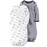 カーターズ Carter's 男の子用未来のアメリカンアスリートスリーパーガウン2枚セット [並行輸入品]