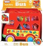 Baby Push Along Shape sorter Bus - Shape Sorting Fun! 12 Months + by Funtime by Funtime [並行輸入品]