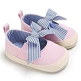 Cutelove キッズ 女の子　赤ちゃん　ベビー靴　シューズ 最初のウォーカーズ向き　キャンバス　蝶結び付き　足を守る　心地柔らか　滑り止め　脱ぎ履きやすい プリンセス　お洒落　可愛い　三色