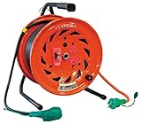 日動 電工ドラム びっくリール 100V アース過負荷漏電しゃ断器付 30m RNDEK30S