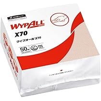 Amazon.co.jp: クレシア ワイプオール X70 4つ折り 50枚 18入り 製品