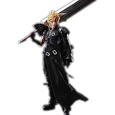 Amazon Co Jp ファイナルファンタジーviiフィギュアクラウドストライフイラスト可動アクションフィギュア Color Default ホビー