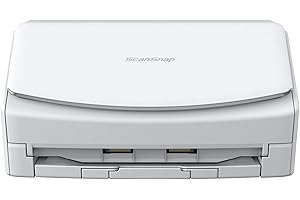 富士通 PFU ドキュメントスキャナー ScanSnap iX1600 (最新/高速毎分40枚/両面読取/ADF/4.3インチタッチパネル/Wi-Fi対応/USB接続/フラグシップ/書類/レシート/名刺/写真) (White)