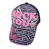 ガールズ英字ロゴチェーン付orアップリケ付きキャップ 7625 キャップ 2.ROCK YOU