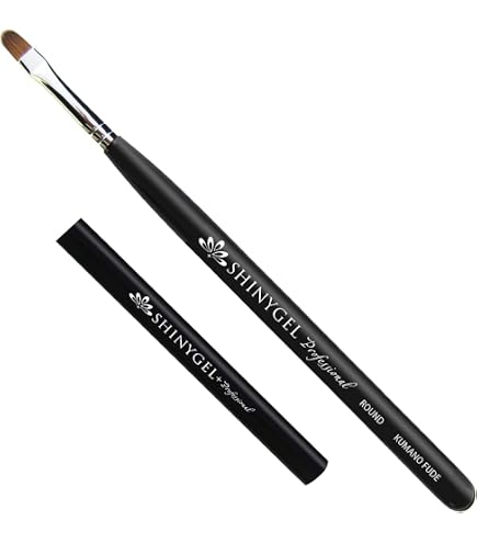Amazon | SHINYGEL Professional ジェルブラシ スクエア 熊野筆 平筆