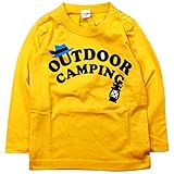 《春夏対応》 CHEEK ROOM(チイクルーム)  製品洗い加工済み42/2天竺リュック長袖Tシャツ 100cm/YE NO.B-470210