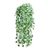 xiaokesong リンゴの葉 人工 藤 観葉植物 壁掛 インテリア アンティーク フェイクグリーン