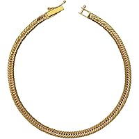 k18 18金　喜平チェーンブレスレット 18金ブレスレット K18 6面W喜平チェーン 日本製 検定印 10g 18cm