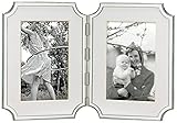 kate spade new york Hinged Double Frame, 4" x 6" [並行輸入品]