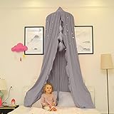 SamberラウンドドームMosquito Net Kidsインドアアウトドア再生テントプリンセスベッドキャノピーコットンベッドMantleベビーベッドNet子供部屋装飾ベビー子供ゲームハウス One