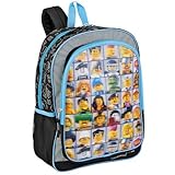 LEGO "Mini Figures" 3D Lenticular 16" Children's School Backpack [並行輸入品]