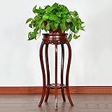 LRW 木の花瓶ラックのフレームバルコニーグリーン ( Color : A , Size : L30*80cm )